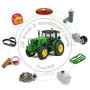 ACMPART Rücklicht LVA11116 passend für John Deere Traktor ACMPART Rücklicht LVA11116 passend für John Deere Traktor