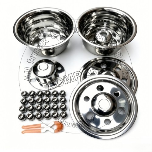 71622F/R 16"S/S wheel cover 6Lugnuts 6HandHoles PCD: Φ222.25 Applicable models Japanese truck 71622F/R 16"S/S wheel cover 6Lugnuts 6HandHoles PCD: Φ222.25 Applicable models Japanese truck