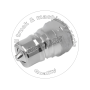 5000105100 Hydraulic Female Flat Face Quick Coupler for bobcat Skid Steer loader 5000105100 Hydraulic Female Flat Face Quick Coupler for bobcat Skid Steer loader