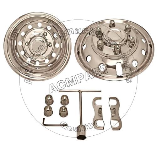 71617F/R 16" S/S wheel cover 6 Lugnuts 12HandHoles PCD: Φ180mm Applicable models Ford Transit 2014+ 71617F/R 16" S/S wheel cover 6 Lugnuts 12HandHoles PCD: Φ180mm Applicable models Ford Transit 2014+