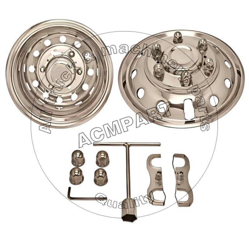 71617F/R 16" S/S wheel cover 6 Lugnuts 12HandHoles PCD: Φ180mm Applicable models Ford Transit 2014+ 71617F/R 16" S/S wheel cover 6 Lugnuts 12HandHoles PCD: Φ180mm Applicable models Ford Transit 2014+