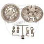 71617F/R 16" S/S wheel cover 6 Lugnuts 12HandHoles PCD: Φ180mm Applicable models Ford Transit 2014+ 71617F/R 16" S/S wheel cover 6 Lugnuts 12HandHoles PCD: Φ180mm Applicable models Ford Transit 2014+