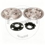 71612F/R 16"S/S wheel cover 5Lugnuts 5 HandHoles PCD:Φ203 Applicable models Toyota coaster Mitsubishi 71612F/R 16"S/S wheel cover 5Lugnuts 5 HandHoles PCD:Φ203 Applicable models Toyota coaster Mitsubishi