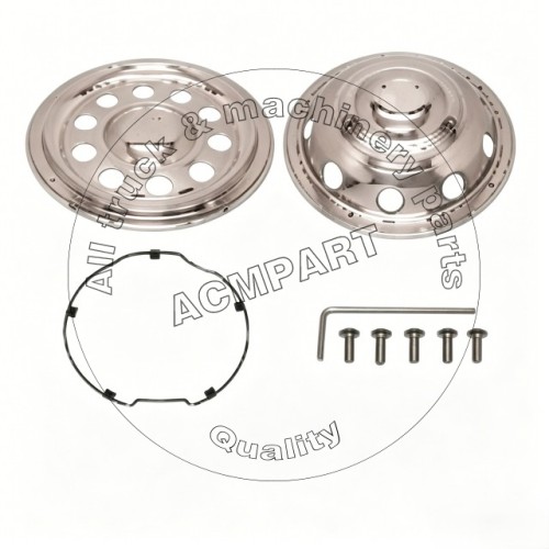 61022F/R 22.5"S/S wheel cover for Universal 10Lugnuts 10HandHoles PCD:Φ285.75/335 Applicable models for 22.5/7.5/8.25/9.0 61022F/R 22.5"S/S wheel cover for Universal 10Lugnuts 10HandHoles PCD:Φ285.75/335 Applicable models for 22.5/7.5/8.25/9.0