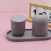 C&H Cement Candle Reed Diffuser Jar Original Color Diy Logo Cement Container Home Deco Gift Set