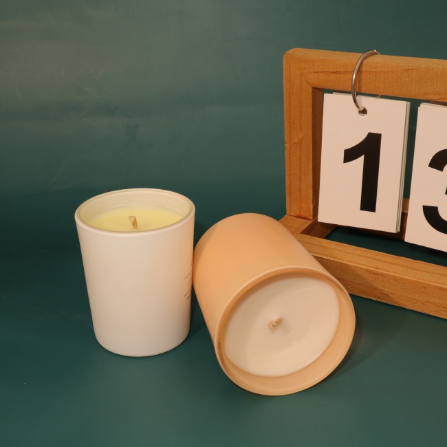 C&H Cement Candle Reed Diffuser Jar Original Color Diy Logo Cement Container Home Deco Gift Set