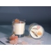 C&H Home Deco Clearly Glass Bottle Soy Wax Candle Crystal Dried Flower Wax Candle Jar for Gift