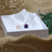 C&H Customized Design Healing Natural Stone Necklace Pink Crystal Stone Pendant Necklace