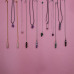 C&H Customized Design Healing Natural Stone Necklace Pink Crystal Stone Pendant Necklace
