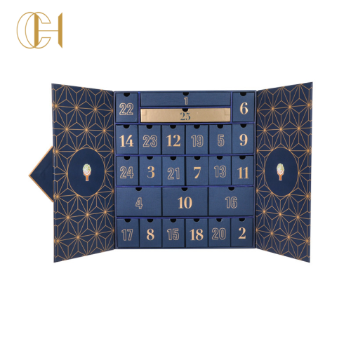CH Islamic Ramadan Gift Box Customized Design Advent Calendar Box Drawer Refill Reusable High Quality Paper Box