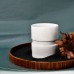 C&H Special Design Glazed Ceramic Candle Container Aromatherapy Glazed Porcelain Ceramic Porcelain Candle Jar