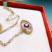C&H Silver Plated Evil Eye Pendant Necklace Hollow Crystal Zircon Eye Necklace