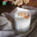 C&H Customized Glass Logo Candle Jar Crystal Dried Flower Candle Home Deco Scented Candle Jar