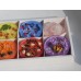 C&H Hot Sale Yogo 7 Chakra Candles Set with Natural Crystals Beads for Meditation Healing Scented Candles