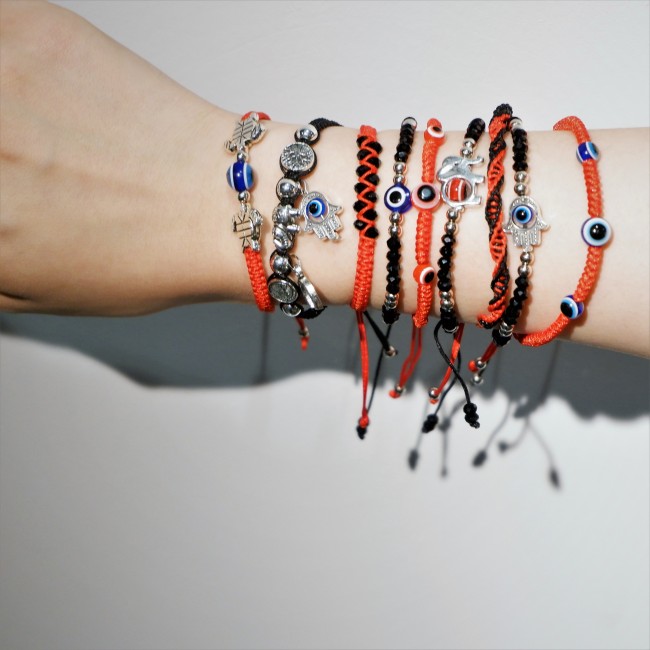 C&H Handmade String Evil Eye Charm Bracelet Adjustable c Gift New Year