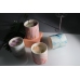 C&H Custom Fall House Black Luxury Ceramic Scented Candle Fragrance Vessel Jars Holders Ceramic