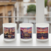 CHHC Custom Designed Handmade Soy Wax Cylinder Glass Aromatherapy Candle for Home Decoration Easter Diwali Ramadan Private Label