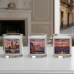 CHHC Custom Designed Handmade Soy Wax Cylinder Glass Aromatherapy Candle for Home Decoration Easter Diwali Ramadan Private Label