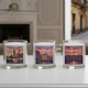 CHHC Custom Designed Handmade Soy Wax Cylinder Glass Aromatherapy Candle for Home Decoration Easter Diwali Ramadan Private Label