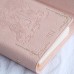 C&H Valentine's Day Pink Crystal Leather Journal Rose Quartz Infused Love Diary Heart Cupid Themed Romantic Notebook