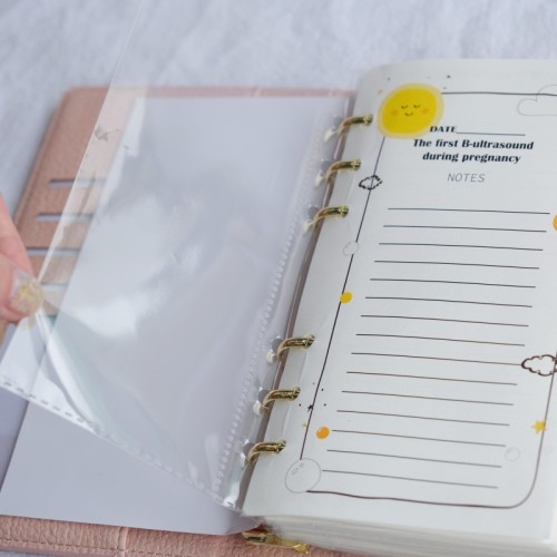 C&H Valentine's Day Pink Crystal Leather Journal Rose Quartz Infused Love Diary Heart Cupid Themed Romantic Notebook