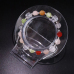 C&H Handmade Elastic String Colored Crystal Beaded Bracelet Polygon Crystal Beaded Bracelet