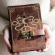 C&H Customized Logo Embosses Crystal Notebook Journal Premium Thick Paper Faux Leather Classic Writing Notebook