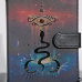 C&H Thermochromic Leather Journal High-End Custom Cover with Crystal Inlay Esoteric Healing Writing Notebook Custom Logo