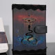 C&H Thermochromic Leather Journal High-End Custom Cover with Crystal Inlay Esoteric Healing Writing Notebook Custom Logo