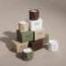 C&H Custom Logo Hot Sell Fragrance Soy Wax Candle Ceramic Private Label Logo Irregular Scented Candles