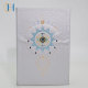 C&H Logo Customized Crystal-Inlaid Embroidered Journal Mystical Eye Celestial Pattern Journal