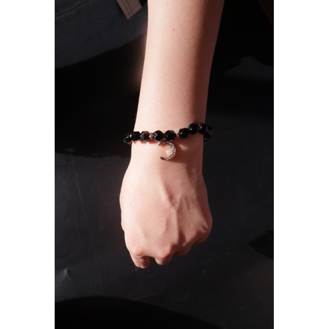 C&H Handmade Amethyst Stone Beaded Bracelet Rope String Natural Stone Crystal Beads Bracelet for Men Women