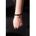 C&H Handmade Amethyst Stone Beaded Bracelet Rope String Natural Stone Crystal Beads Bracelet for Men Women