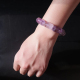 C&H Handmade Amethyst Stone Beaded Bracelet Rope String Natural Stone Crystal Beads Bracelet for Men Women