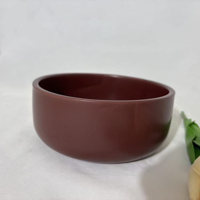 CHHC Customized Logo Printing Ceramic Candle Jar With Lid Evil Eye Mark Shape Ceramic Candle