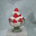 C&H Cream Fruit Candle Strawberry Cream Candle Flower Cake Scented Wax Candle in Glass Cup Home Decoration Festivals Celebration