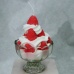 C&H Cream Fruit Candle Strawberry Cream Candle Flower Cake Scented Wax Candle in Glass Cup Home Decoration Festivals Celebration