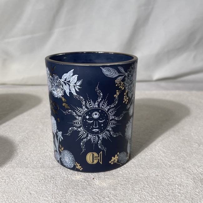 C&H Luxury Aroma Set 3-Pack Candle Custom Fragrances Soy Wax Sun Design Scented Candles