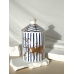 C&H Court Style Empty Ceramic Candle Vessel Candle Jar Customized Painting Empty Ceramic Candle Jar With Lid