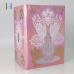 C&H Customizable Luxury Leather Cover Notebook Pink Color Yoga Lover Custom Diary with Personalizable Inner Page