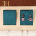 C&H Silver Plated Cubic Zircon Evil Eye Drop Earring Crystal CZ Blue Evil Eye Earring