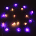 C&H Crystal Light String Amethyst Luxury Christmas Decorative Lights Party Photo Prop LED Lights