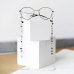 C&H Handmade Fashion Irregular Amethyst Crystal Glasses Chain Crystal Eyeglasses Cord