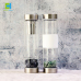 C&H Hot Selling Customized Logo Natural Crystal Infused Water Bottle Healing Glass Water Bottle