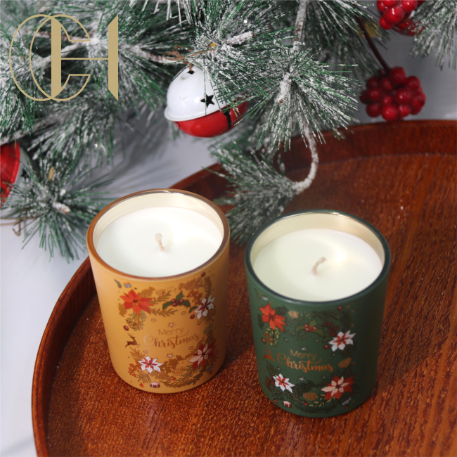 C&H Wholesale Luxury Soy Wax Gift Scented Candle Set Handmade Christmas Home Decor with Box for Holidays and Parties