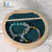C&H New Year Gift Lapis Lazuli Beaded Necklace Bracelet Set Irregular Crystal Beaded Bracelets Set