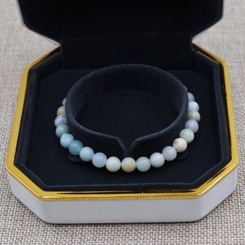 C&H White Cat's Eye Beaded Bracelet Fine Jewelry Gemstone Bracelet Bohemian Healing Crystal Stretch Stone Bracelet