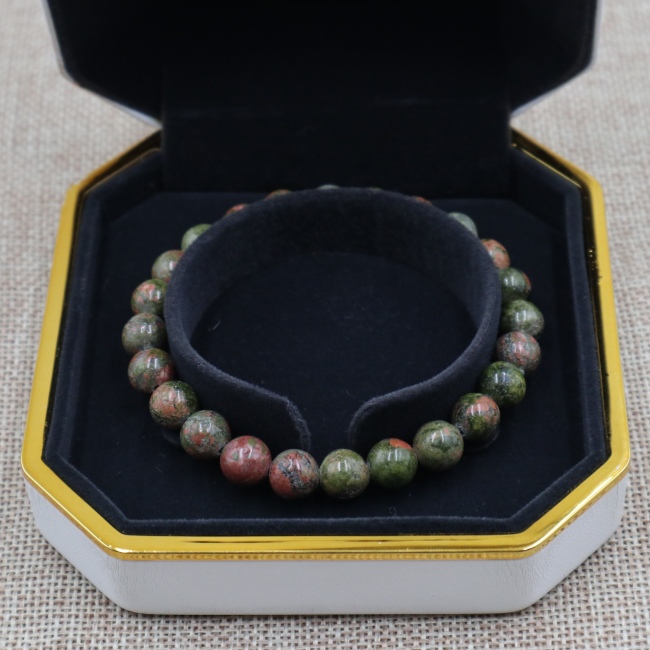 C&H White Cat's Eye Beaded Bracelet Fine Jewelry Gemstone Bracelet Bohemian Healing Crystal Stretch Stone Bracelet