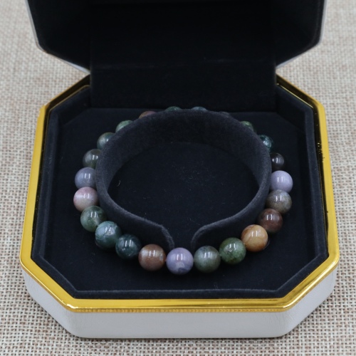 C&H White Cat's Eye Beaded Bracelet Fine Jewelry Gemstone Bracelet Bohemian Healing Crystal Stretch Stone Bracelet