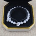 C&H White Cat's Eye Beaded Bracelet Fine Jewelry Gemstone Bracelet Bohemian Healing Crystal Stretch Stone Bracelet